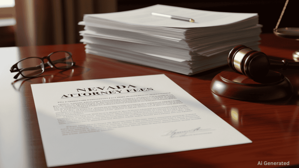 How Nevada Attorney Fees Usually Work