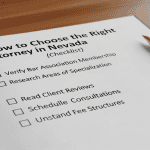 How to Choose the Right Attorney in Nevada (Checklist)