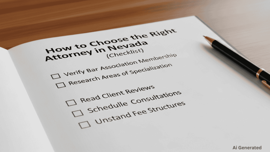 How to Choose the Right Attorney in Nevada (Checklist)