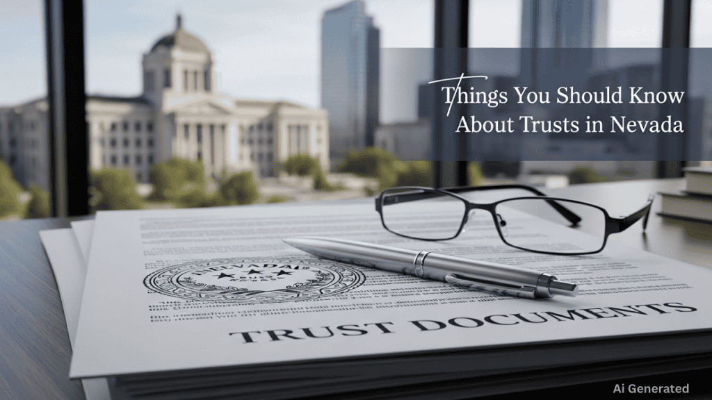 Things You Should Know About Trusts in Nevada