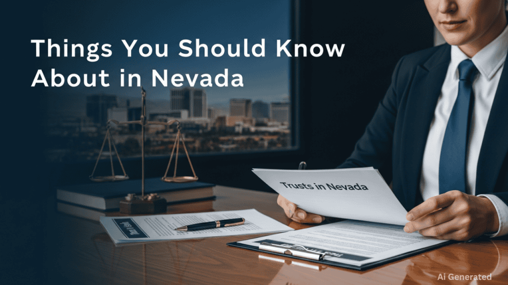 Things You Should Know About Trusts in Nevada