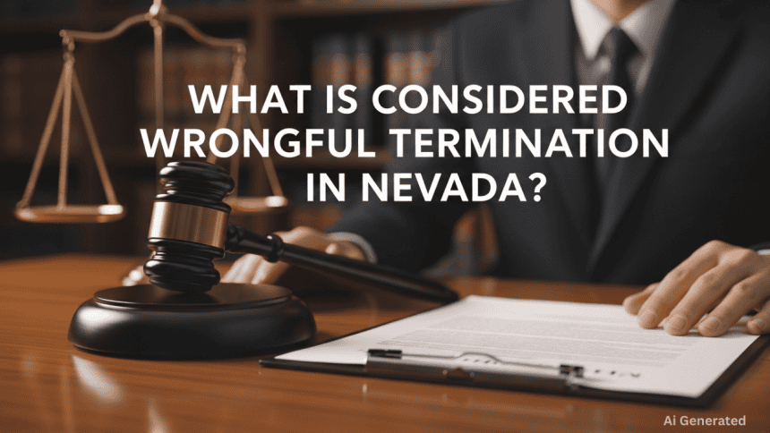 What Is Considered Wrongful Termination in Nevada?